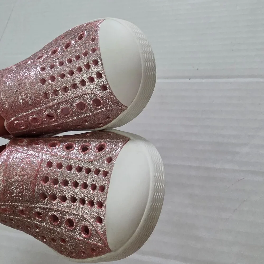 Native Jefferson Slip On Kids Water Shoes Pink Size C4 Lightweight Comfortable
